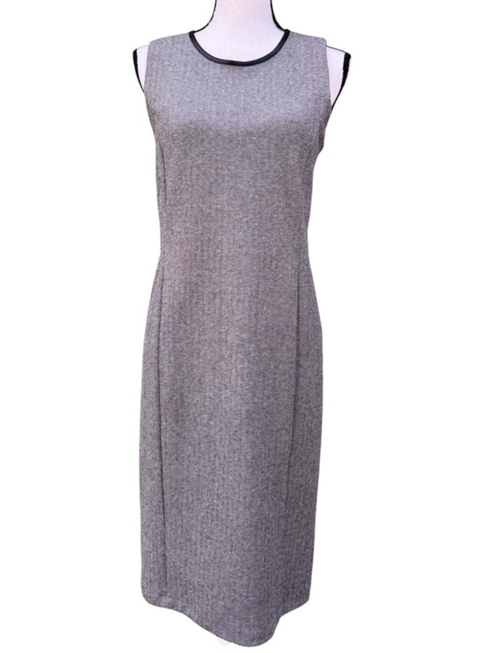 Ralph Lauren Herringbone Sleeveless Sheath Dress